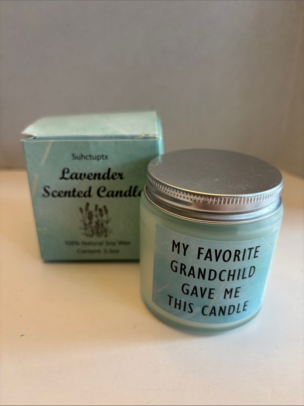 Lavender Scented Soy Candle - 5.3 oz My Favorite Grandchild